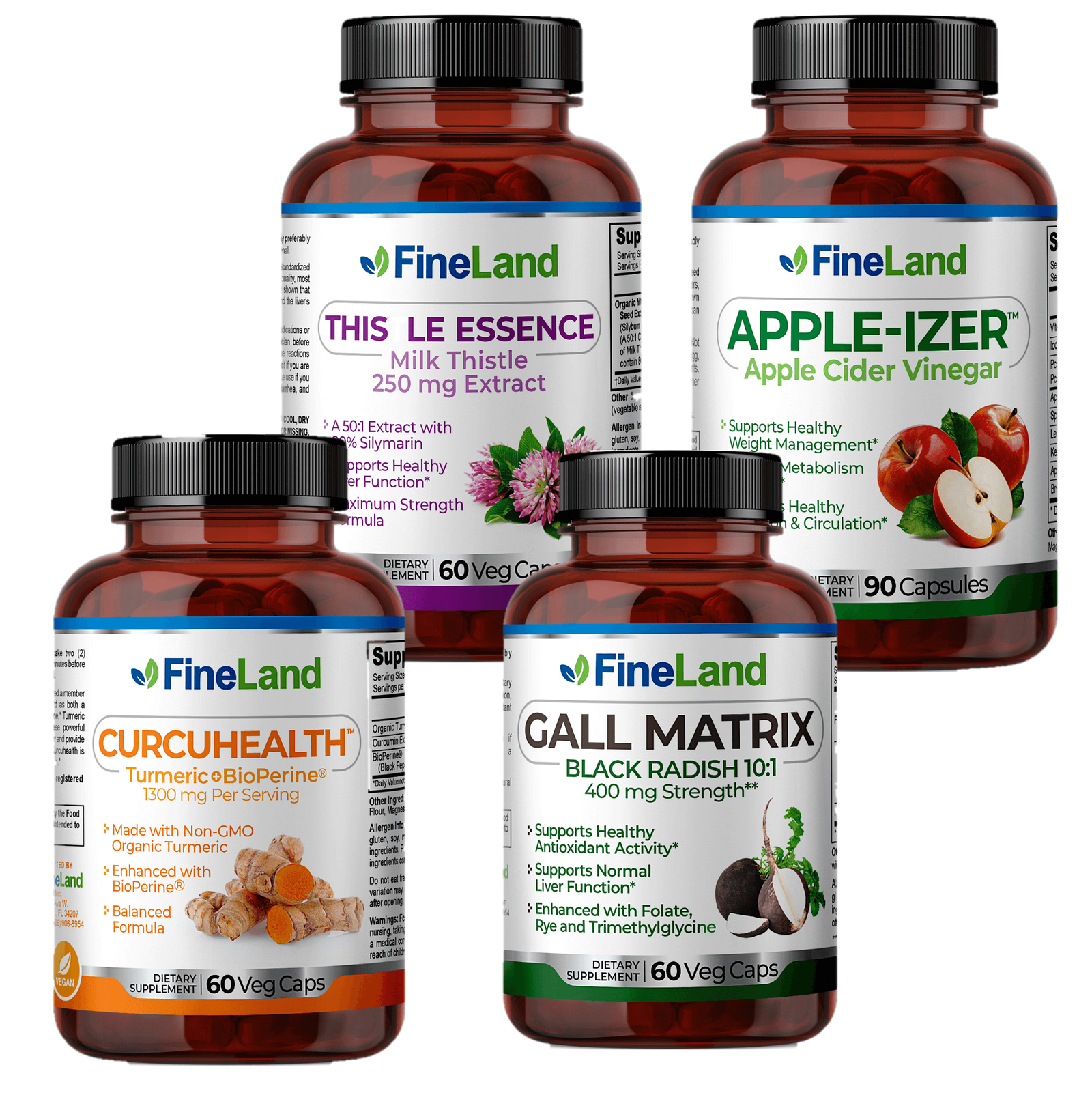 Kit Fineland Apple + Thistle eesence + Curcuhealth + gall matrix