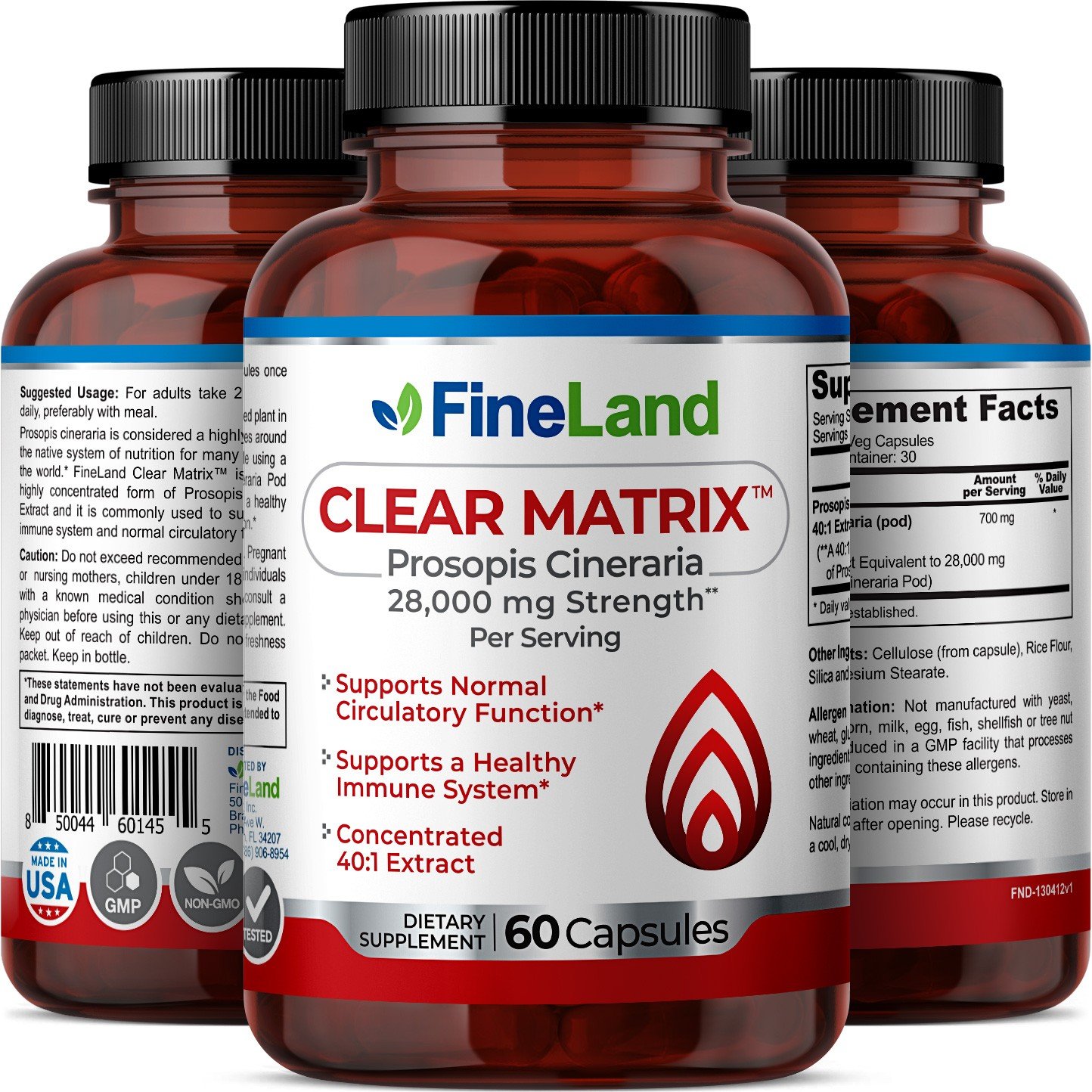 Clear Matrix - Fineland - 60 caps - Image 4