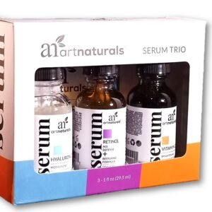 Serum trio ArtNaturals Vitamina C, Retinol y Acido Hialuronico