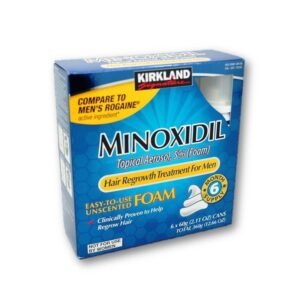 Minoxidil Espuma (foam) 6 meses de uso.