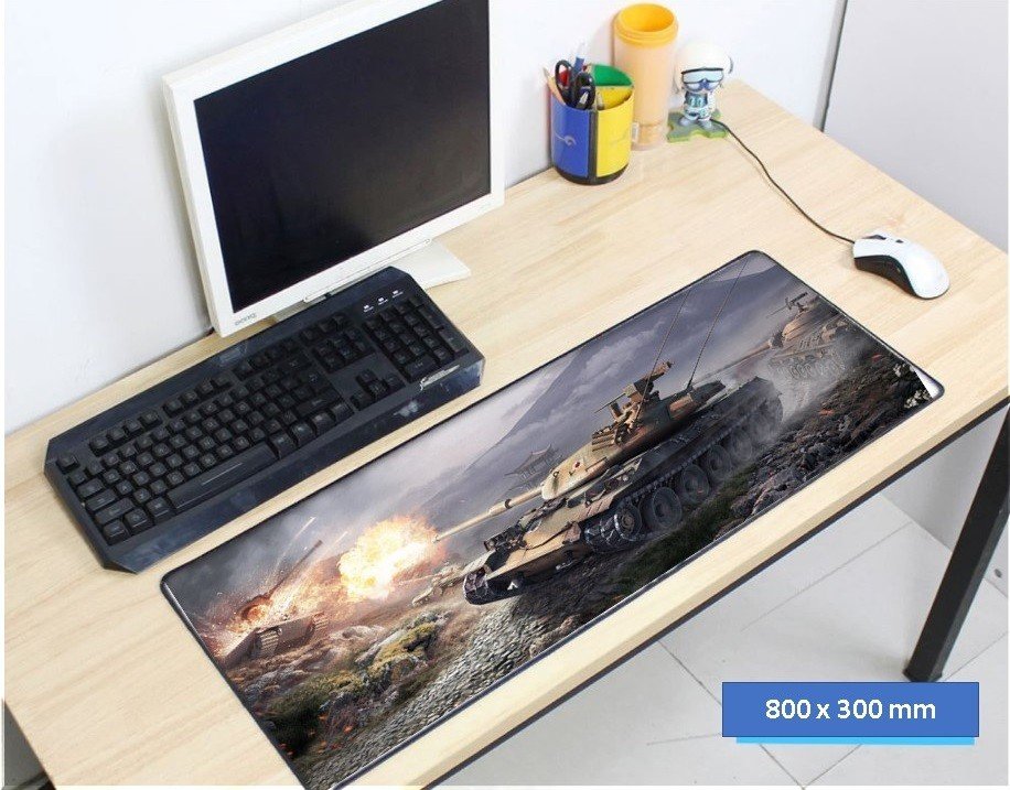 Tapete ganer mousepad tamaño de 80 x 30 cm.