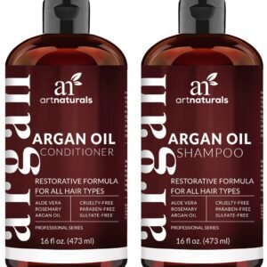 Sahmpoo y Acondicionador de Argan Moroccan oil de Artnaturals