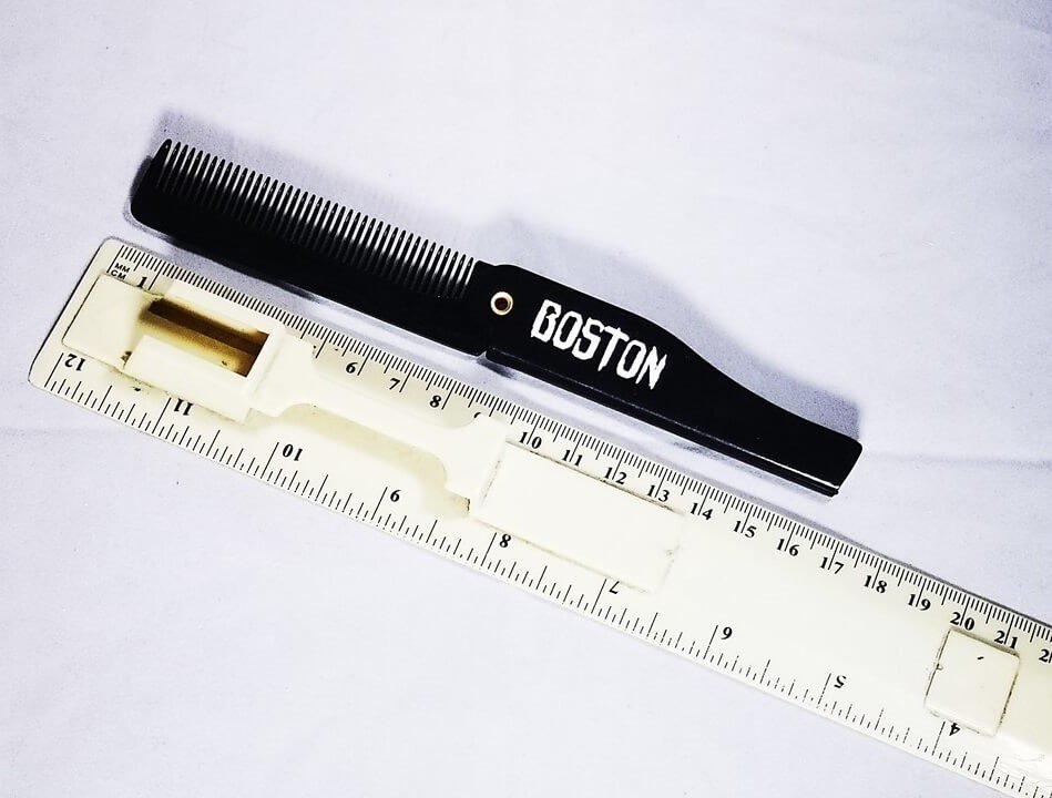 Peine plegable para barba o cabello -Boston -pocket Boston Greased - 5