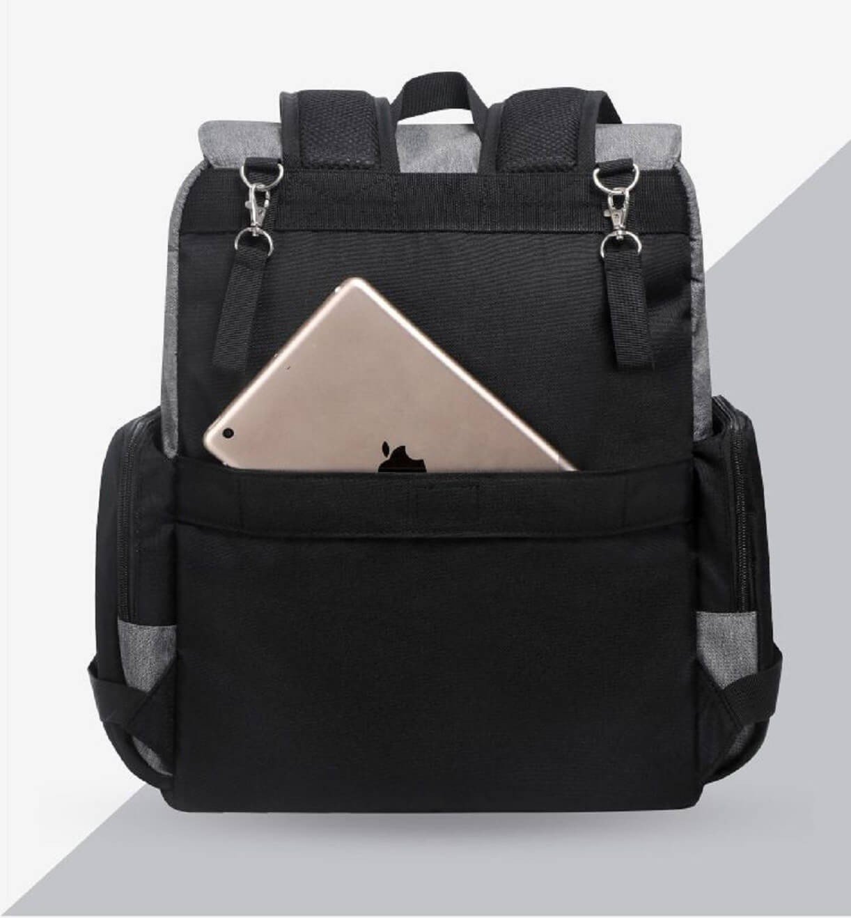 Mochila pañalera grande con sistema térmico Land - 13