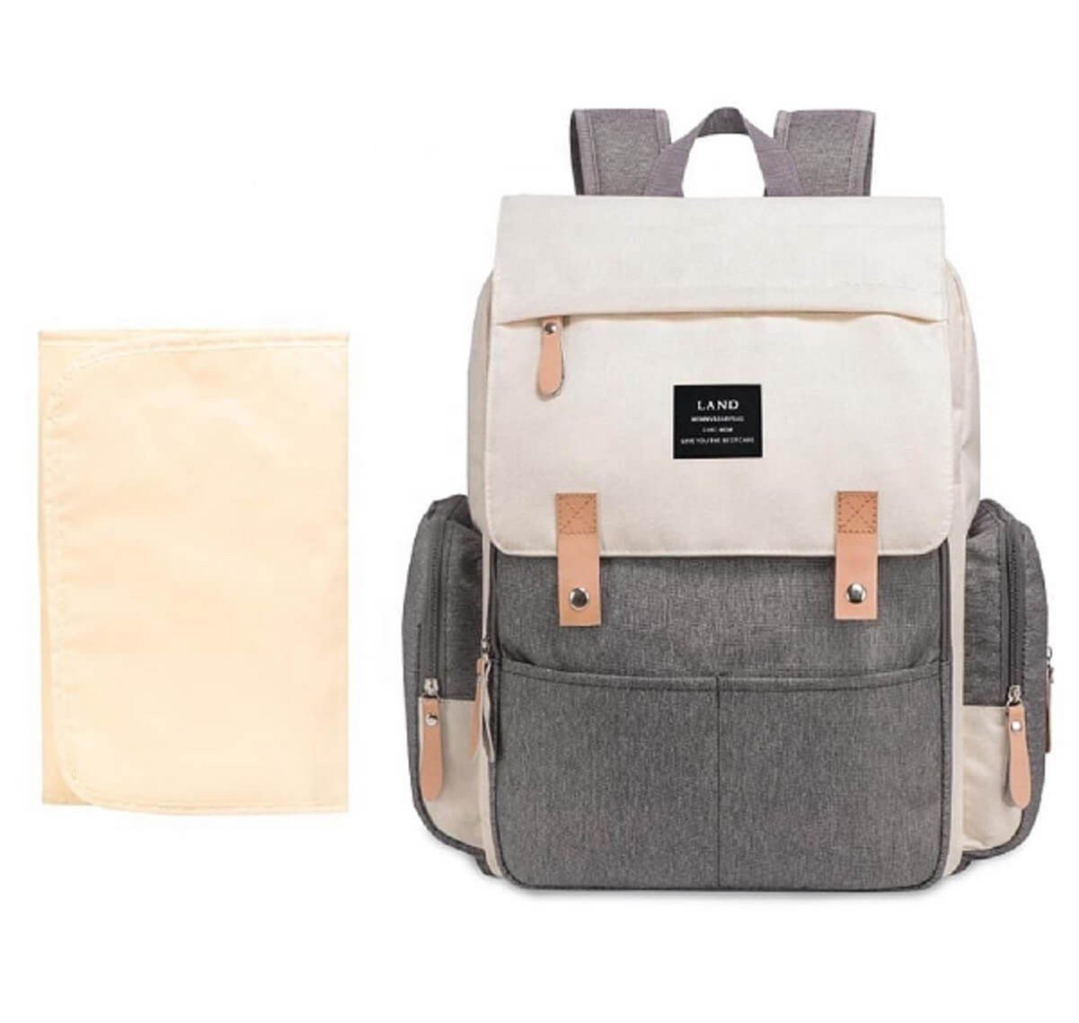 Mochila pañalera grande con sistema térmico Land - 9