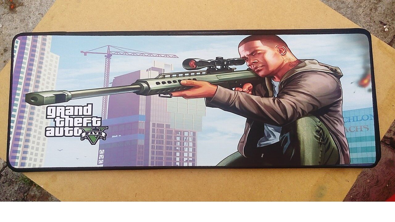 Tapete Gamer Mousepad - 80x30 cm - Grand Theft Auto V Generico - 2