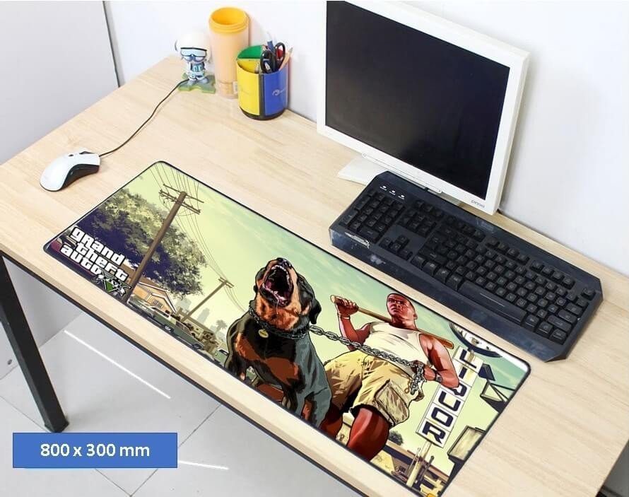 Tapete Gamer Mousepad - 80x30 cm - Grand Theft Auto V Generico - 5