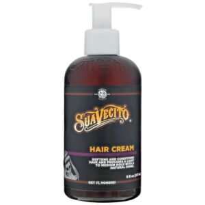 Suavecito en Crema (Cream)  para una fijación media con una mejor manejabilidad de tu cabello.