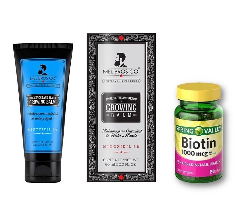 Balsamo Mel Bros para barba y Biotin Mel Bros - 3