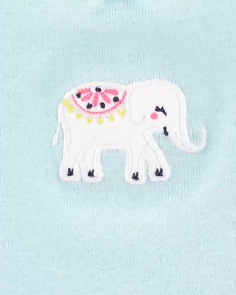 Pañalera de elefante y flores - 5 pz - Image 4