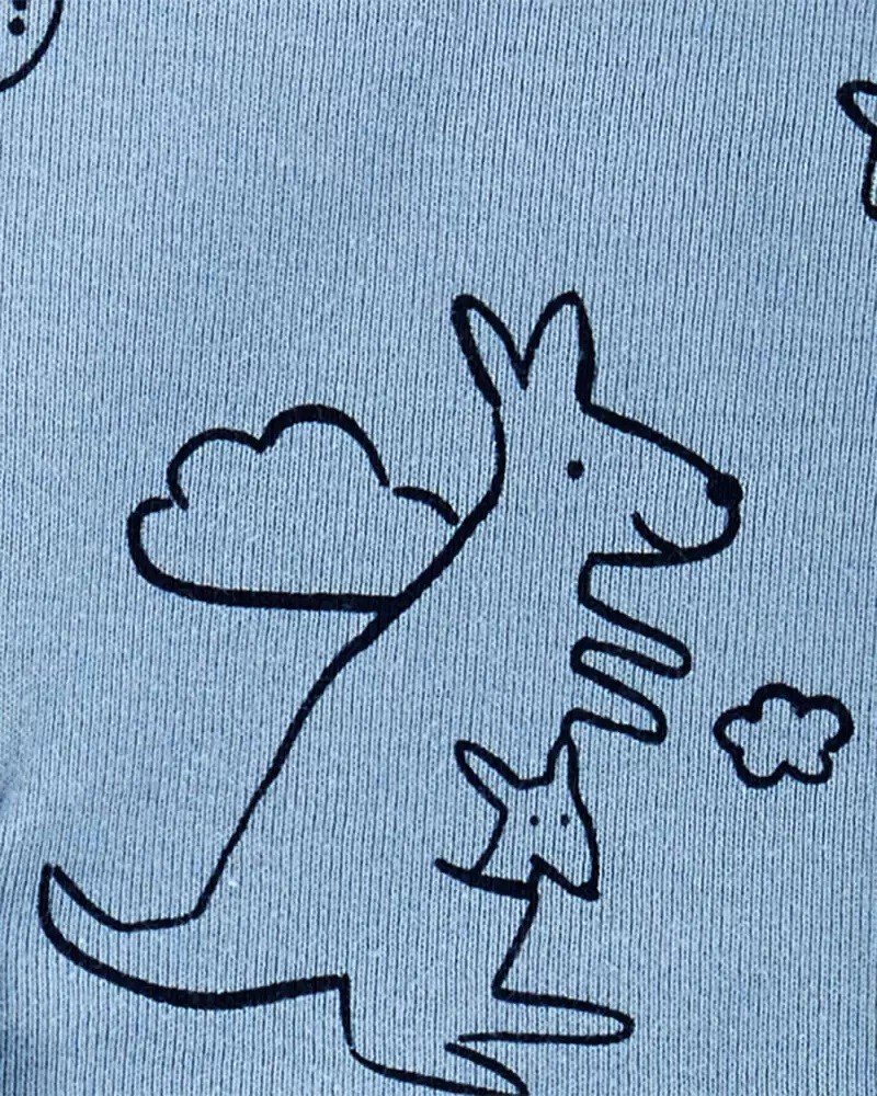 Conjunto de 4 pz con el tema de canguro estampado - 12 M - Image 3