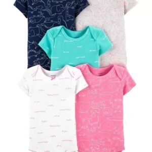 Set de 5 pañaleras animalitos niña - 12 M