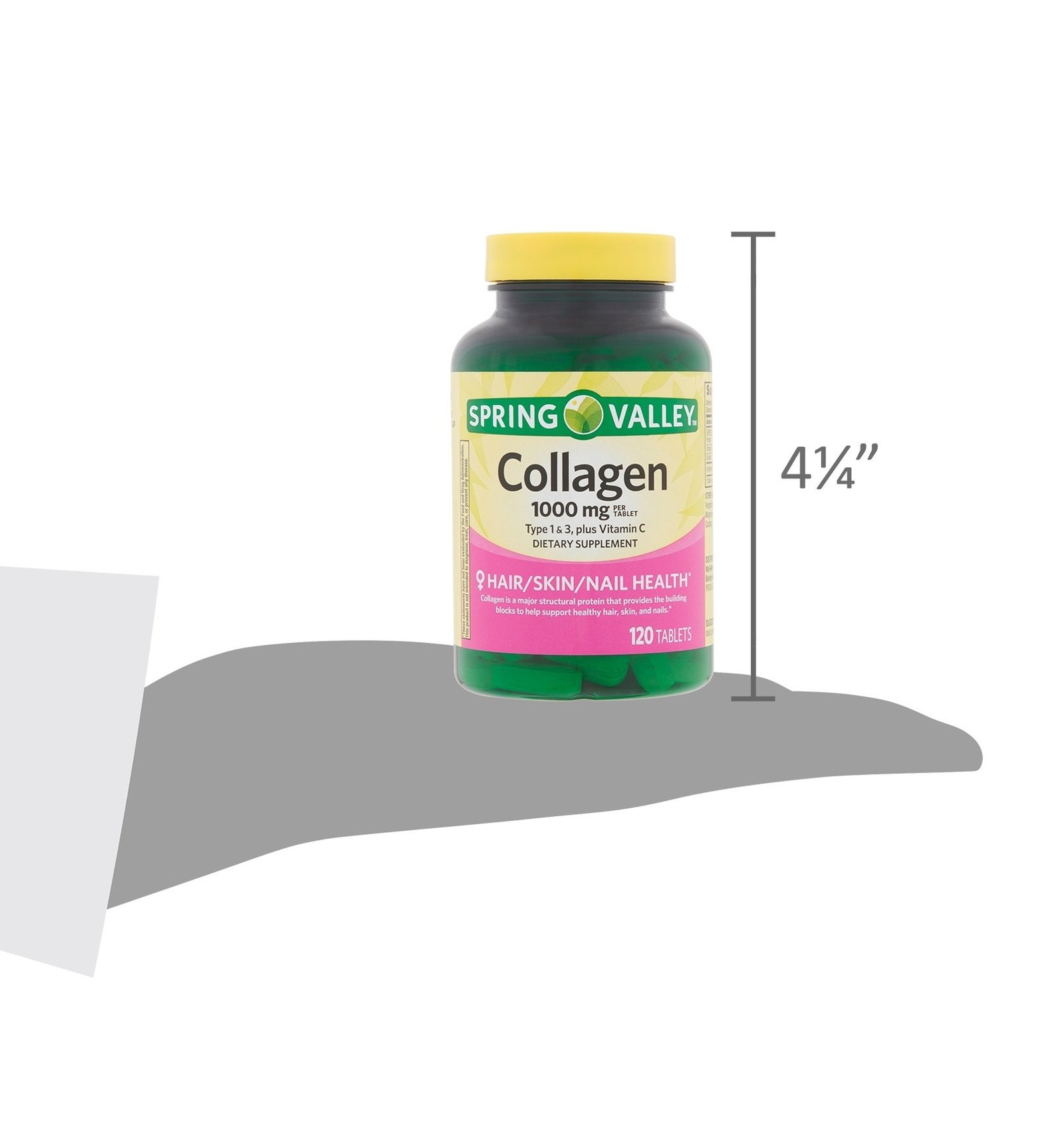 Colageno con vitamina C - 1000 mg - Spring Valley - 120 tab. - Image 2