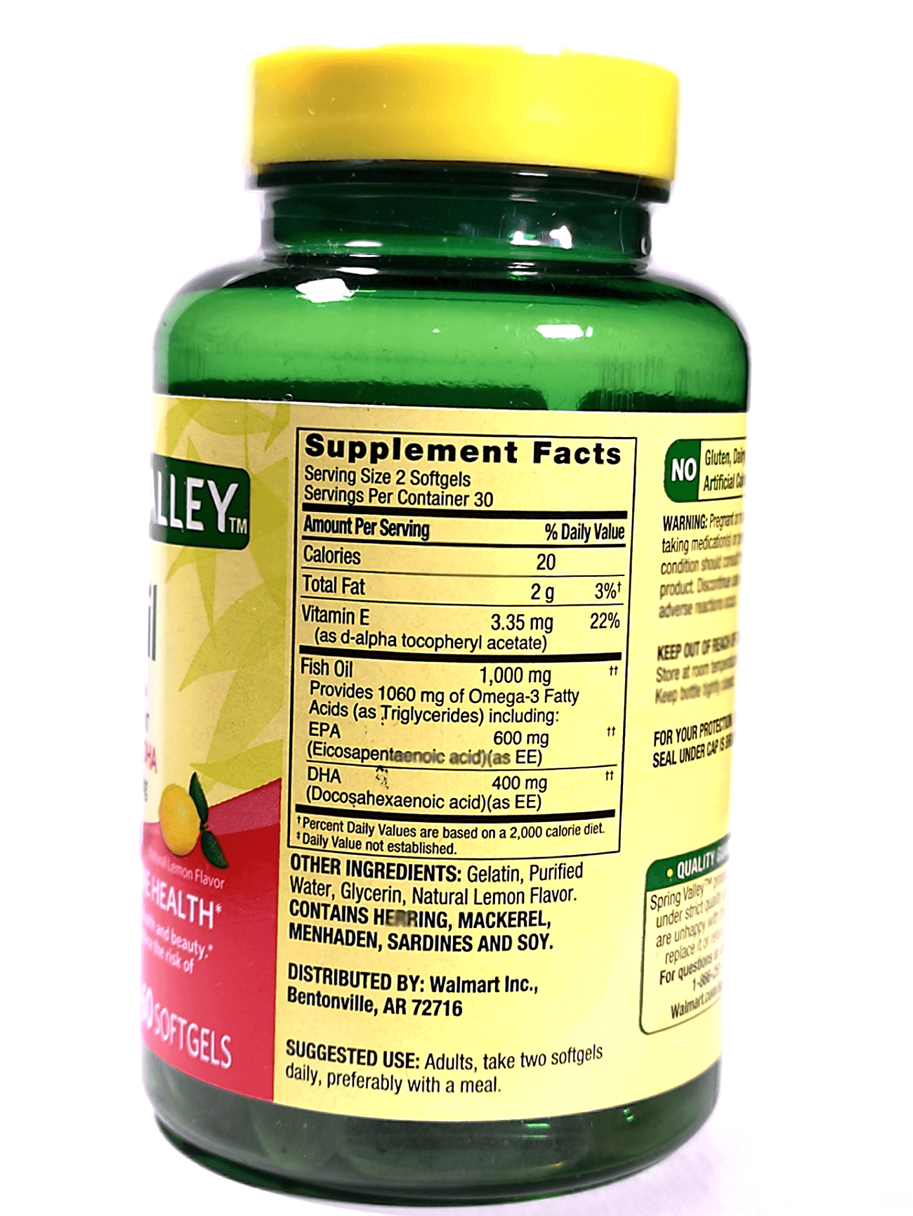 Fish Oil - Aceite de pescado 1000 mg - 60 softgel - Image 3