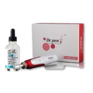 Set Dr pén inalámbrico de 12 agujas. con Acido hialuronico de las Medidas de 0.25 a 2.5 mm. Arrugas, hidratacion, manchas.