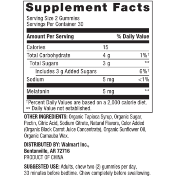 Melatonina para sueño 5 mg - 60 Gomitas sabor fresa - Image 3